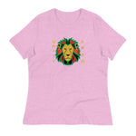 Lion and Gold Text Print Tee