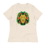 Lion Gold Logo Motif Print Tee