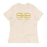 Signature Gold Large Logo Print Tee