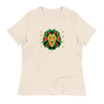 Lion and Gold Text Print Tee