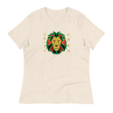 Lion and Gold Text Print Tee