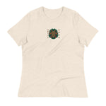 Embroidered Lion and Gold Text Tee