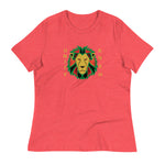 Lion and Gold Text Print Tee