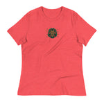 Embroidered Lion and Gold Text Tee