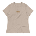 Signature embroidered Gold Logo Tee