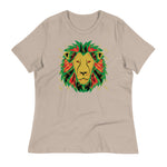 Lion Gold Logo Motif Print Tee