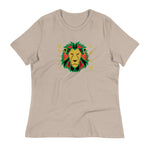 Lion and Gold Text Print Tee