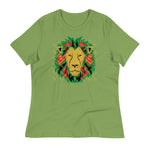 Lion Gold Logo Motif Print Tee