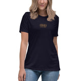 Signature embroidered Gold Logo Tee