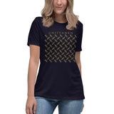 Signature Gold Logo Motif Print Tee