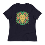 Lion Gold Logo Motif Print Tee