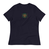 Embroidered Lion and Gold Text Tee