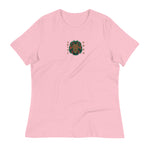 Embroidered Lion and Gold Text Tee