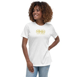 Signature Gold Logo Print Tee