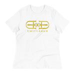 Signature Gold Large Logo Print Tee