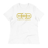 Signature Gold Large Logo Print Tee