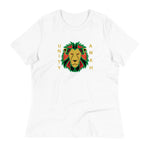 Lion and Gold Text Print Tee