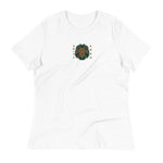 Embroidered Lion and Gold Text Tee